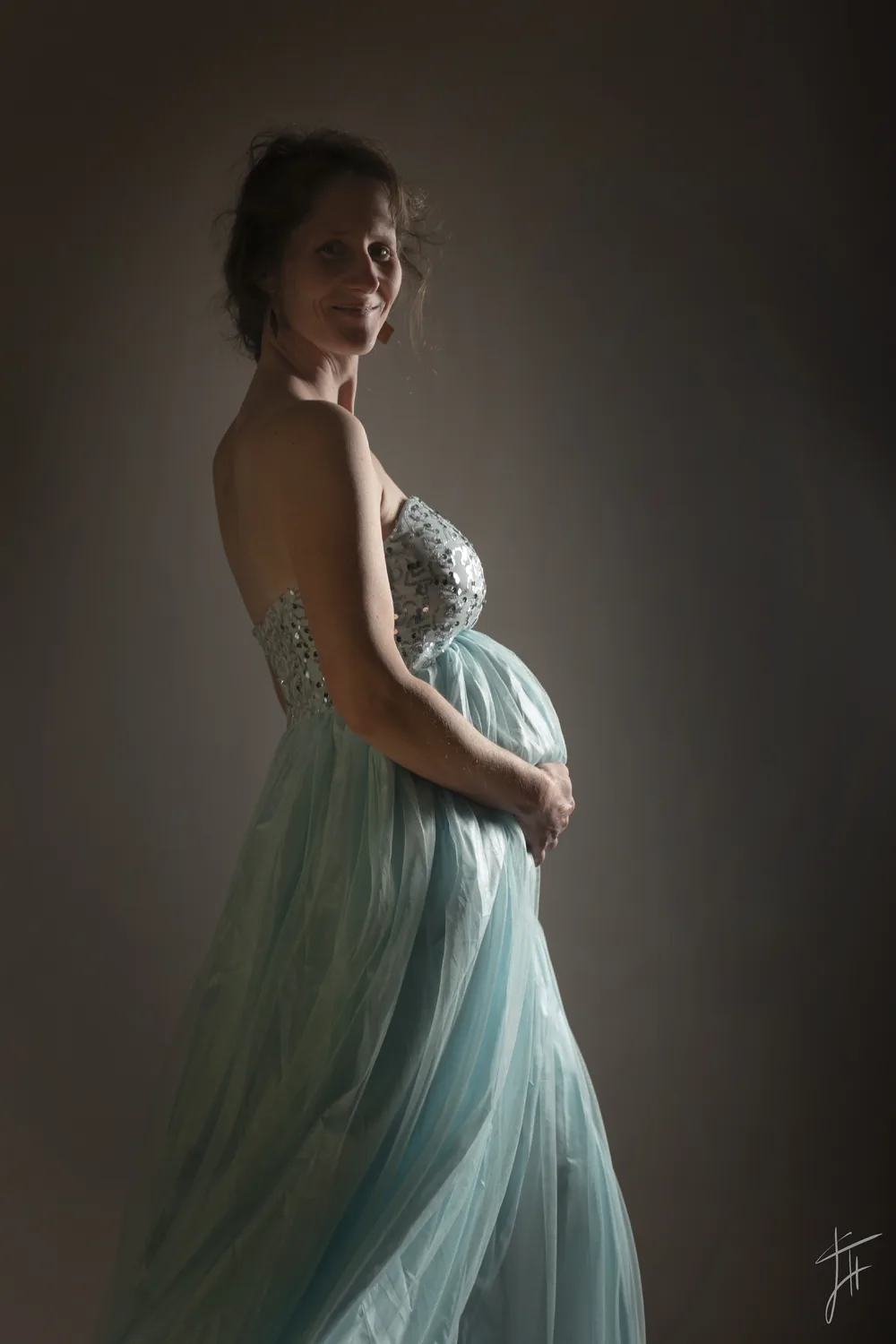 femme enceinte portrait