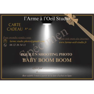 Carte cadeau Baby Boom Boom