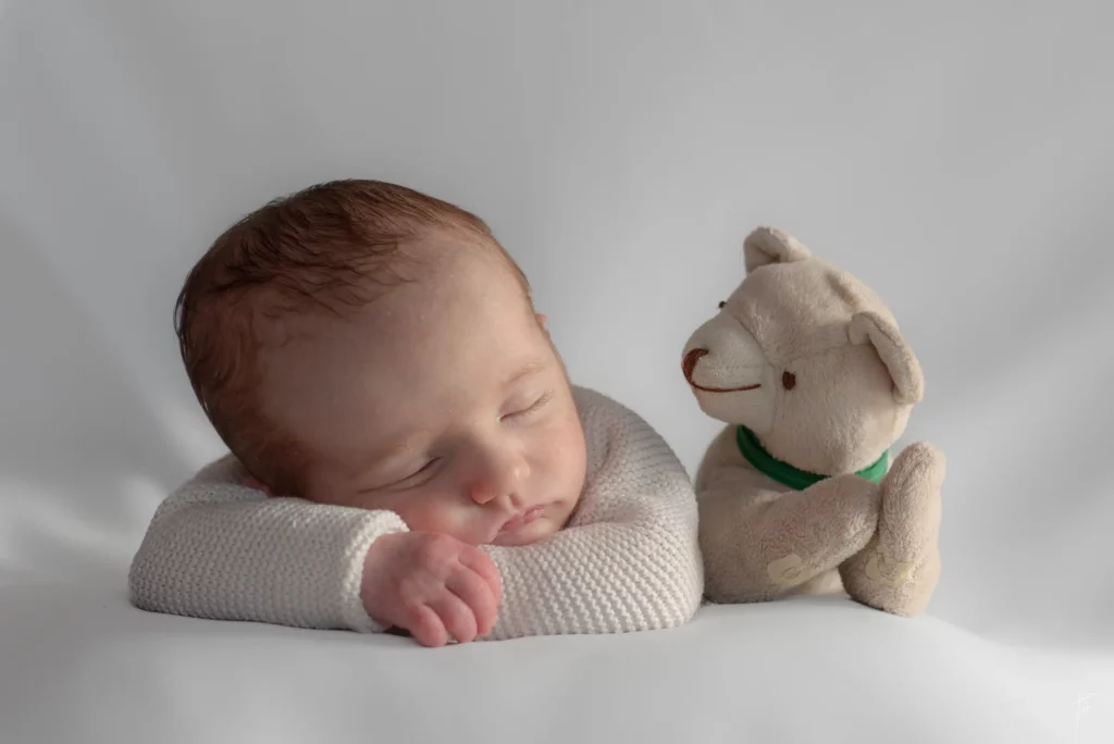 portrait de bébé en studio à domicile